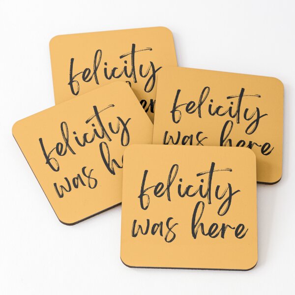 Item preview, Felicity Was Here podcast logo designed and sold by FelicityWasHere.