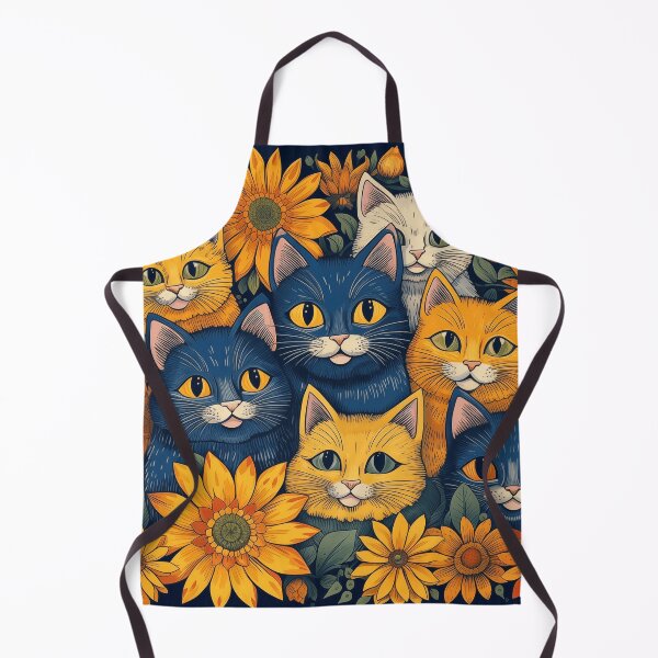 Item preview, Cats in flowers designed and sold by Closet Goblin.