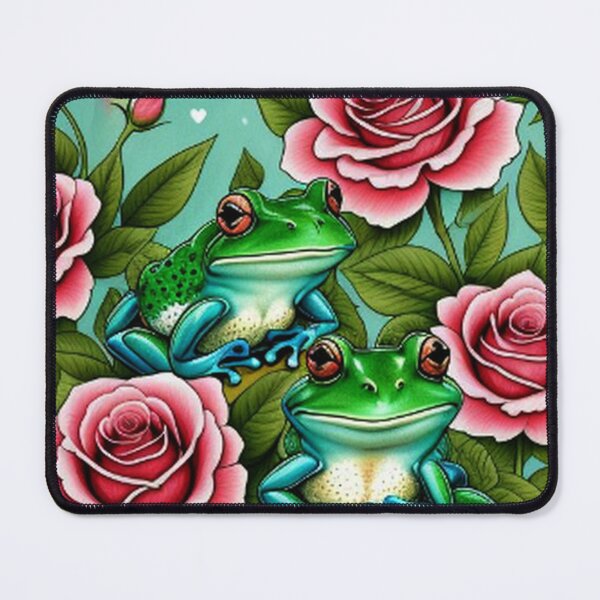 Item preview, Cute Frogs Flowers and Rainbow designed and sold by TheDarkWardrobe.