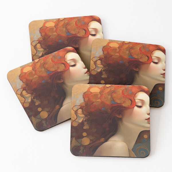 Item preview, Modern Art Noveau Inspired Beauty designed and sold by AM-Fine-Designs.