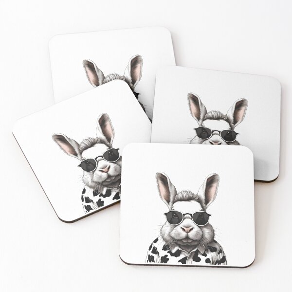 Item preview, Funny Cute Easter Rabbit Cartoon Bunny designed and sold by Cuteanimalgifts.