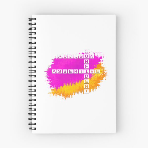 Item preview, Addison, Confident and Assertive Crossword. designed and sold by words-my-art.