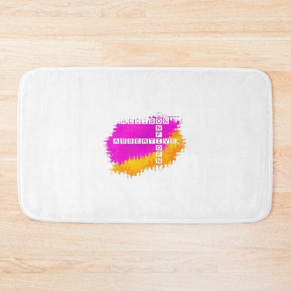 Item preview, Addison, Confident and Assertive Crossword. designed and sold by words-my-art.