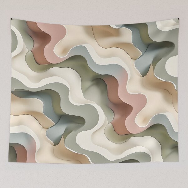 Item preview, 3-D Organic Muted Pattern designed and sold by Pixel-Lair.