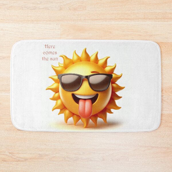 Item preview, Here Comes the Sun Emoji with Sunglasses designed and sold by shanblue6.