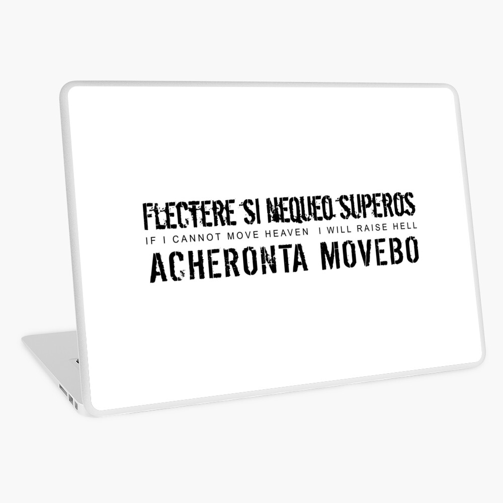 Latin Quote: Flectere si nequeo superos, Acheronta movebo (If I cannot move  Heaven, I will raise Hell)' Poster for Sale by Elvin Dantes | Redbubble