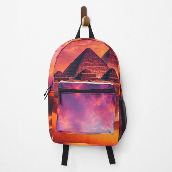 Item preview, Ancient Egyptian Pyramids of Giza at Sunset - Cairo Egypt - Egyptian Art designed and sold by AnalajiaDesigns.