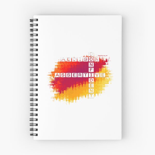 Item preview, Addison, Confident and Assertive Crossword. designed and sold by words-my-art.