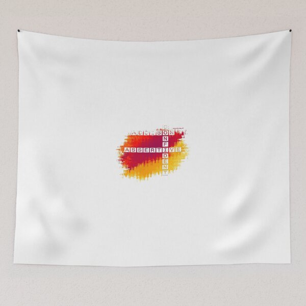 Item preview, Addison, Confident and Assertive Crossword. designed and sold by words-my-art.