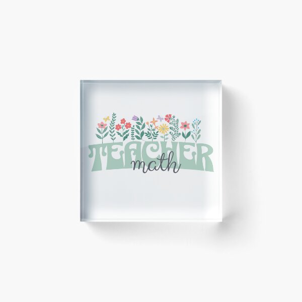 Item preview, Math Teacher designed and sold by Croneandquill.