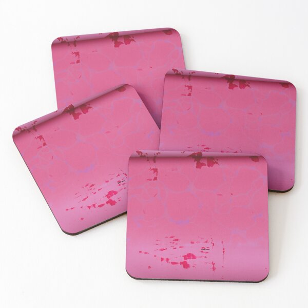 Item preview, faded FRENCH FUCHSIA rolled paint print with scratch marks - dePace' designed and sold by mrpropcake.