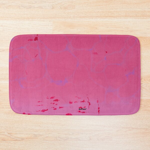 Item preview, faded FRENCH FUCHSIA rolled paint print with scratch marks - dePace' designed and sold by mrpropcake.