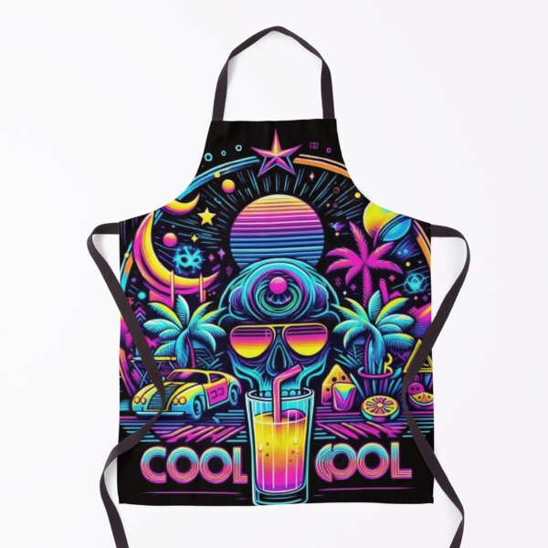 Item preview, "Cosmic Skull Sip: Neon Trippy Design" designed and sold by DarkSideArtz.