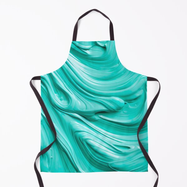 Artikelvorschau, Abstrakte Kunst, blau-türkisfarbene Wellen-Design entworfen und verkauft von fluffstuffgifts.