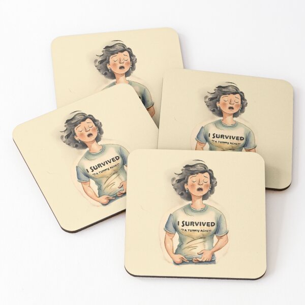 Item preview, I Survived a Tummy Ache designed and sold by @ndrys.