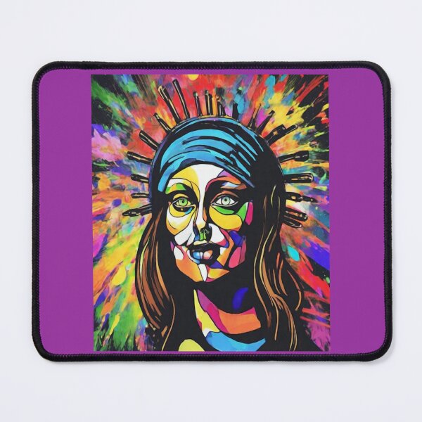 Item preview, "Neon Nights: The Rave Party Girl" designed and sold by Artisticanvas.