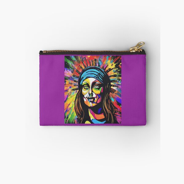 Item preview, "Neon Nights: The Rave Party Girl" designed and sold by Artisticanvas.