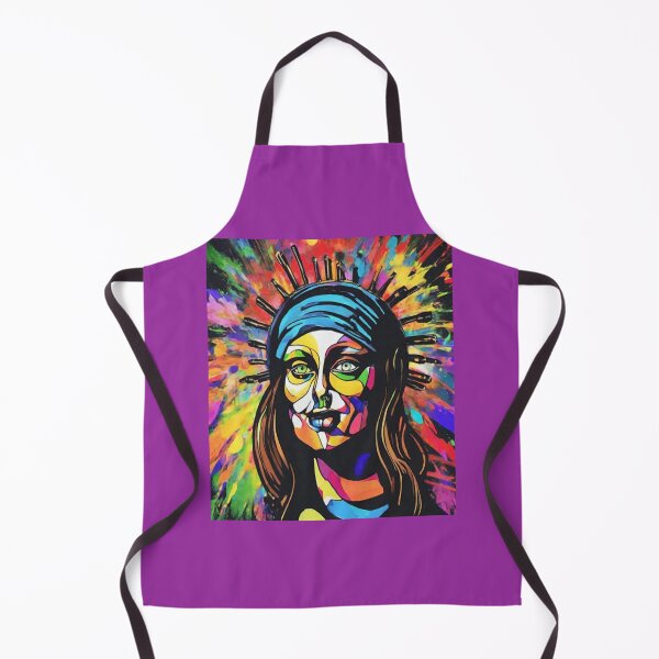 Item preview, "Neon Nights: The Rave Party Girl" designed and sold by Artisticanvas.