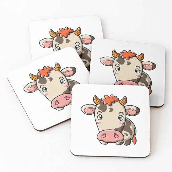 Item preview, Kawaii Style Cute Cow designed and sold by Art-Design-EM.