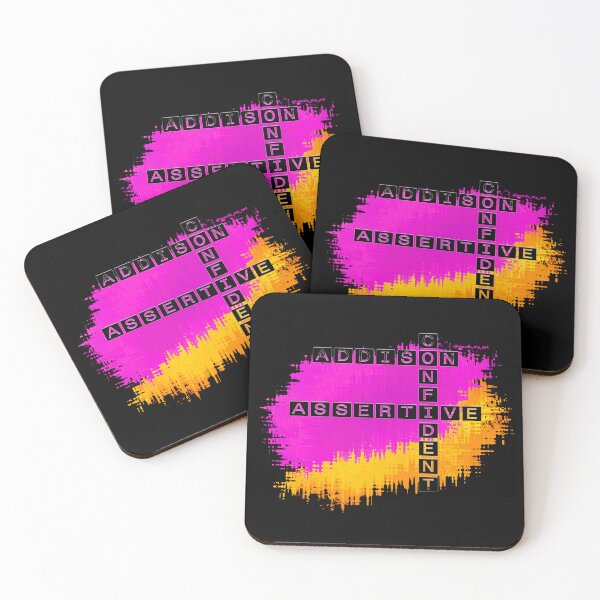 Item preview, Addison, Confident and Assertive Crossword. designed and sold by words-my-art.