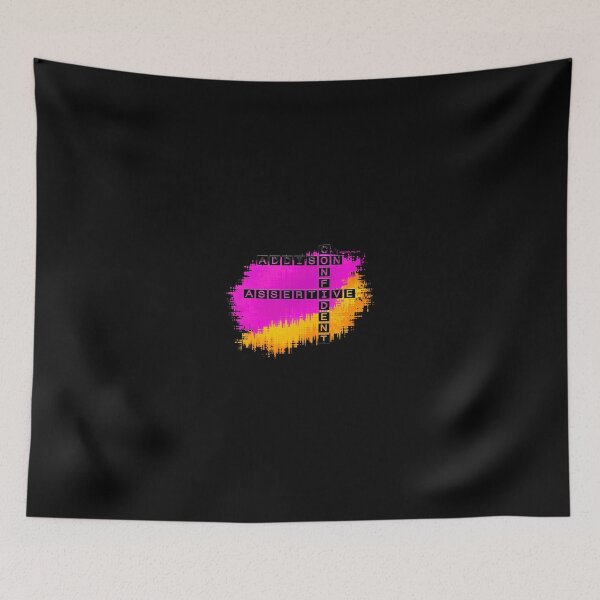 Item preview, Addison, Confident and Assertive Crossword. designed and sold by words-my-art.
