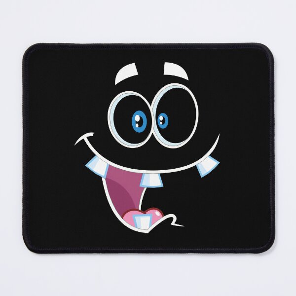 Item preview, Astonished cartoon funny face with panic expression designed and sold by ArtelPrints.