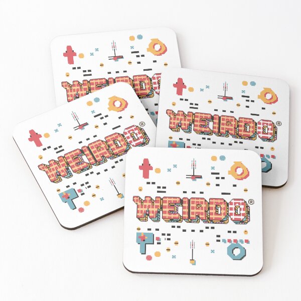 Item preview, Weirdo Typography | Old-Fashioned Gaming Script Font Design designed and sold by diegomenjivar92.