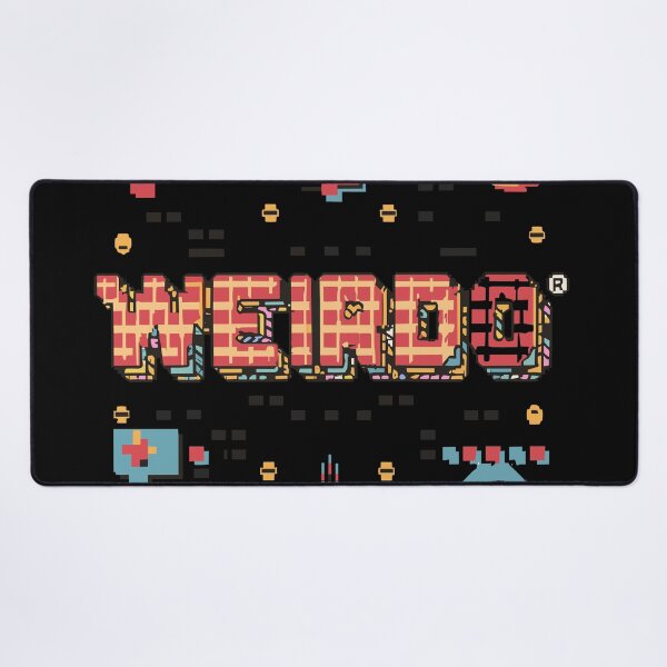 Item preview, Weirdo Typography | Old-Fashioned Gaming Script Font Design designed and sold by diegomenjivar92.