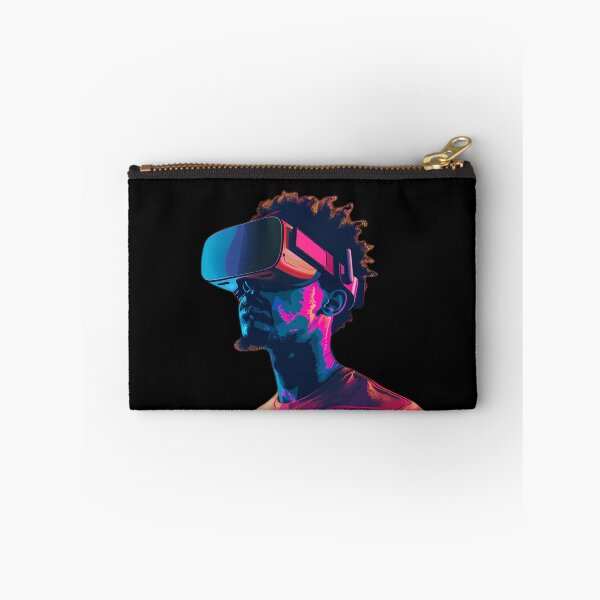 Item preview, Virtual Visions: Abstract Art Reflecting VR Headset Realms designed and sold by iQuorra.