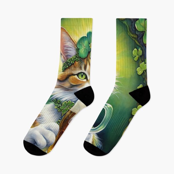 Item preview, St. Patrick Kitty  designed and sold by Amanda8409.
