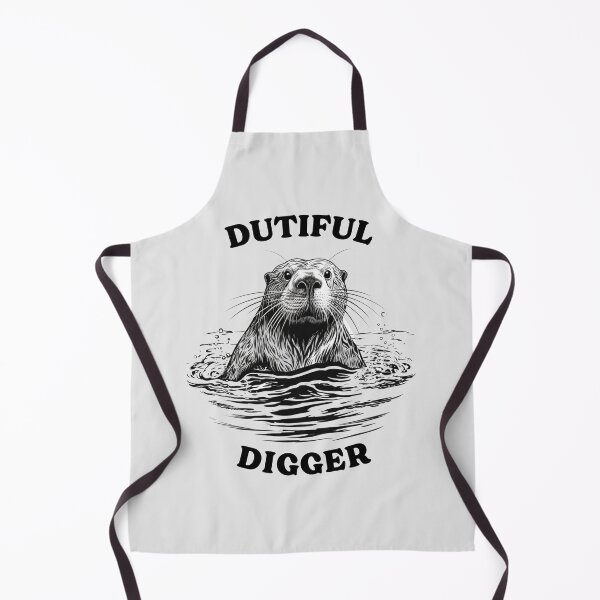 Item preview, Dutiful Digger: Funny Beaver Pun Illustration designed and sold by kcaandwu.