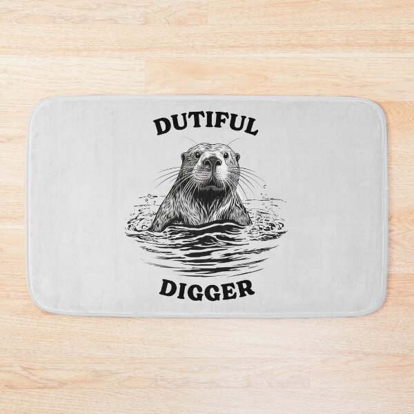 Item preview, Dutiful Digger: Funny Beaver Pun Illustration designed and sold by kcaandwu.