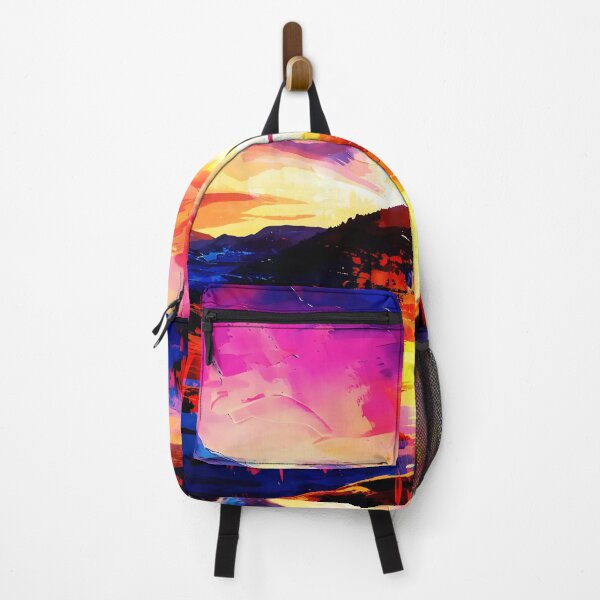 Item preview, Digital art painting, cross at sunset, on the mountain, concept art designed and sold by Gabi.Media.