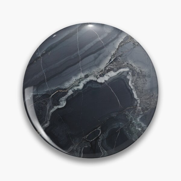 Item preview, Abstract Art Agate Stone Black Dark Grey Design designed and sold by fluffstuffgifts.