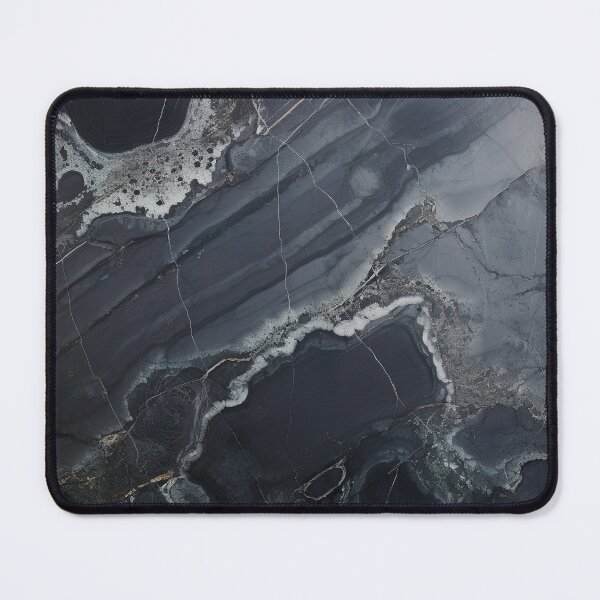 Item preview, Abstract Art Agate Stone Black Dark Grey Design designed and sold by fluffstuffgifts.