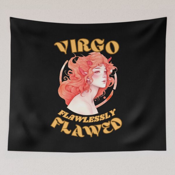 Item preview, Virgo. Flawlessly Flawed. virgo sign designed and sold by ZodiacWonders.