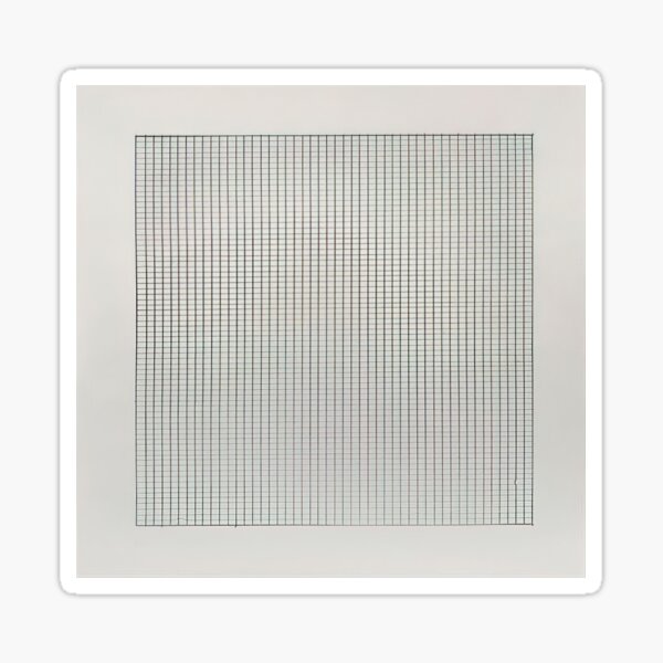 Agnes Martin Sticker