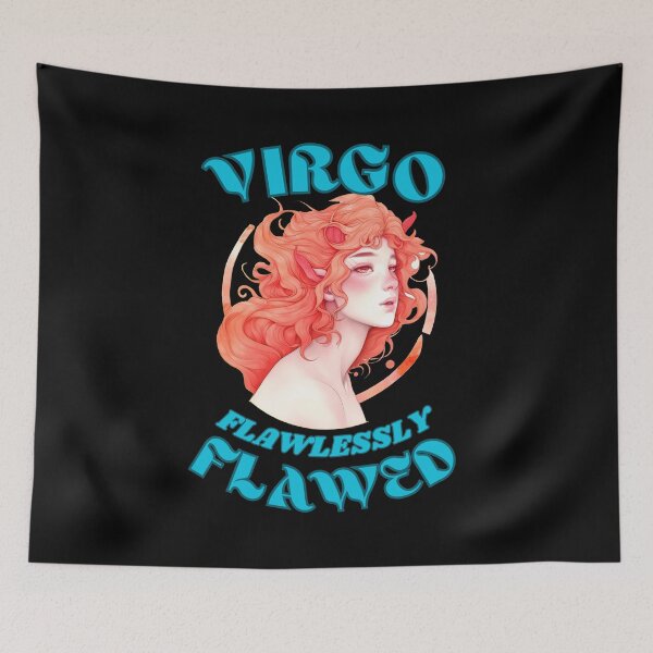 Item preview, Virgo. Flawlessly Flawed. zodiac virgo designed and sold by ZodiacWonders.