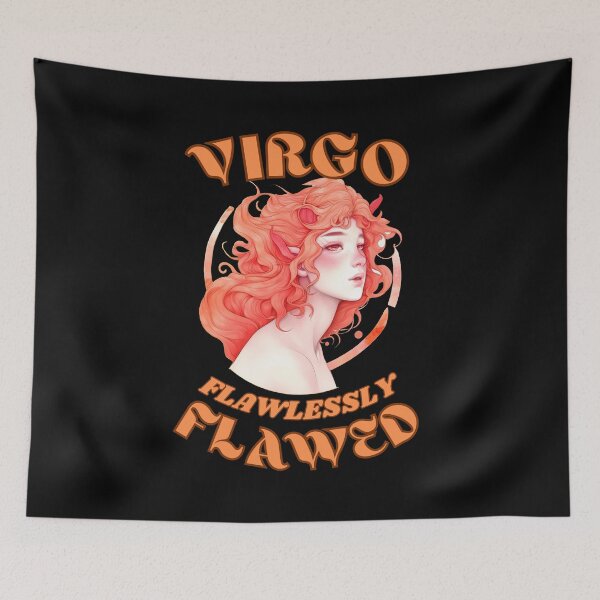Item preview, Virgo. Flawlessly Flawed. virgo birthday designed and sold by ZodiacWonders.