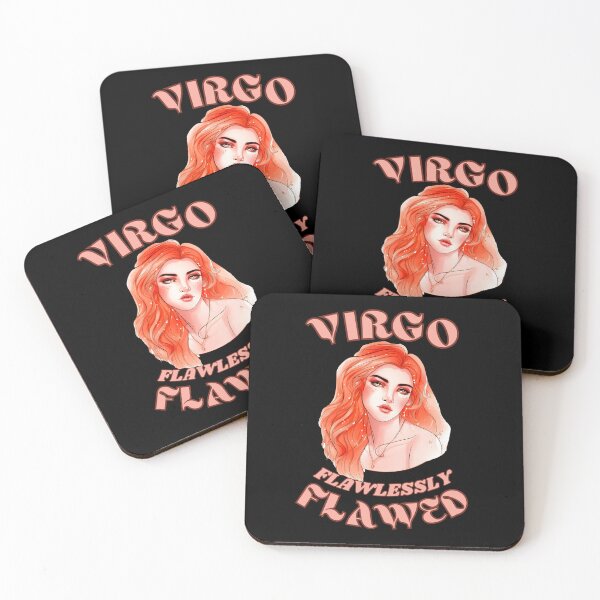 Item preview, Virgo. Flawlessly Flawed. cute virgo designed and sold by ZodiacWonders.
