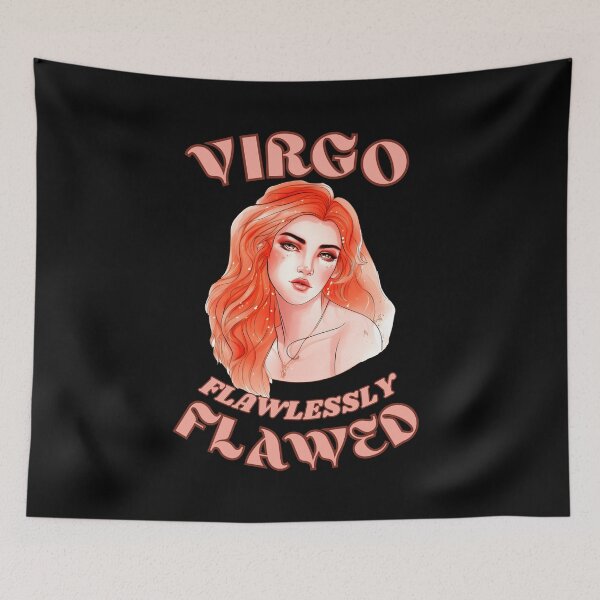 Item preview, Virgo. Flawlessly Flawed. cute virgo designed and sold by ZodiacWonders.