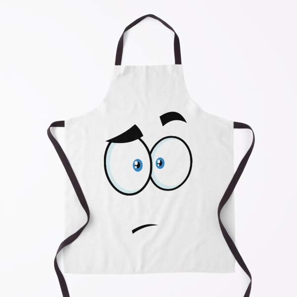Item preview, Astonished cartoon funny face with panic expression designed and sold by ArtelPrints.