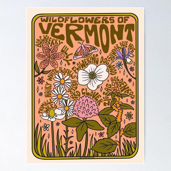 Item preview, Vermont Wildflowers designed and sold by doodlebymeg.
