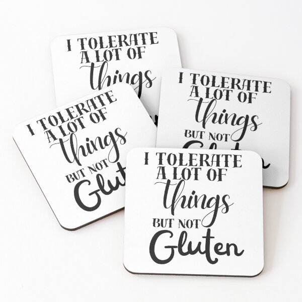 Artikelvorschau, Ich vertrage viele Dinge, aber kein Gluten, lustiges Gluten-Klassiker-T-Shirt entworfen und verkauft von podlook.