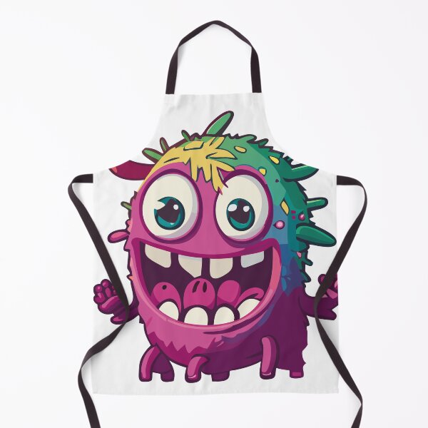 Artikelvorschau, Fröhliches buntes Cartoon-Monster entworfen und verkauft von PinkMonsterbyPegi.