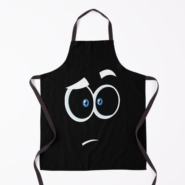 Item preview, Astonished cartoon funny face with panic expression designed and sold by ArtelPrints.