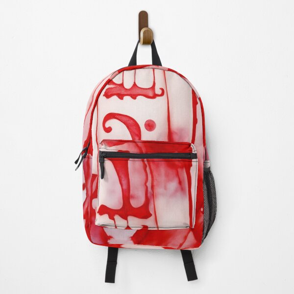 Item preview, red and white rolled ink texture - dePace' designed and sold by mrpropcake.