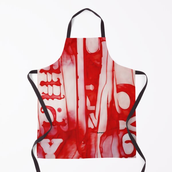 Item preview, red and white rolled ink texture - dePace' designed and sold by mrpropcake.