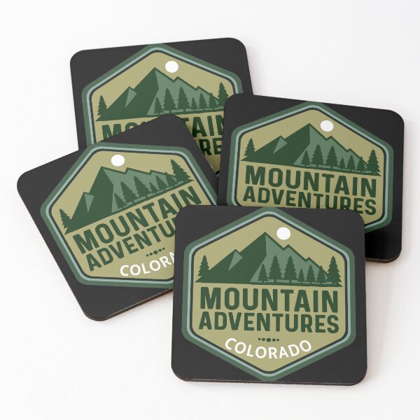 Item preview, Mountain Adventures Colorado, Outdoor Nature Hiking Camping designed and sold by Sunserize Designs.