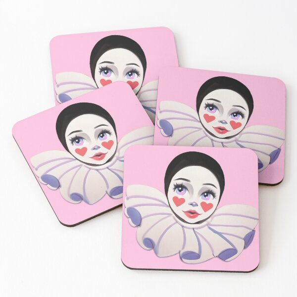 Item preview, Pierrot Clown Girl designed and sold by KitschyMood.